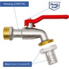Variosan Ball Tap, Brass, Nickel-Plated, with Hose Fitting