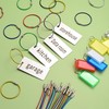 25 Pack Wire Keychain Cable,5.9 Inches Nylon Coated Stainless Steel