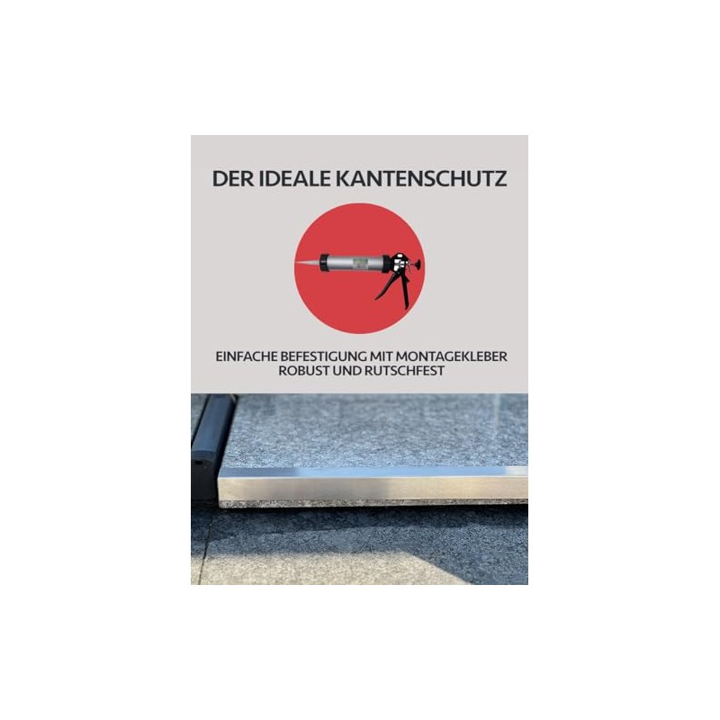 Stainless Steel Angle Profile VA Edge Protection 2000 mm 90