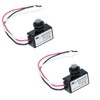 KOOBOOK 2Pcs AC 120-277V Photoelectric Switch Dusk to Dawn Button