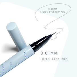 Lea ll U Ultra-fine Eyebrow Pen, Waterproof Lift & Snatch Liquid Eyebrow Pen, 5 Colors, Dark Brown, Long Lasting Smooth Soft Eye Brow Pen, Brown Eyeliner, Natural Eyebrow Tint Pen (2-Chocolate)