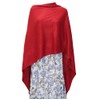 Easel Magic Scarf Ponchos Cashmere Burgundy