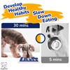 PeppyPawz Squeaky Interactive Dog Puzzle Slow Feeder Brain Toy for