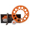 Primary Drive Alloy Kit & O-Ring Chain Orange Rear Sprocket