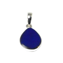 Art Gecko Blue Afghanistani LAPIS LAZULI Sterling Silver 925 Pendant - (LLP1512161)