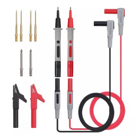 Unbranded Multimeter Test Lead Kit Electrical Alligator Clip Test Probe Plug Set 1000V 20A