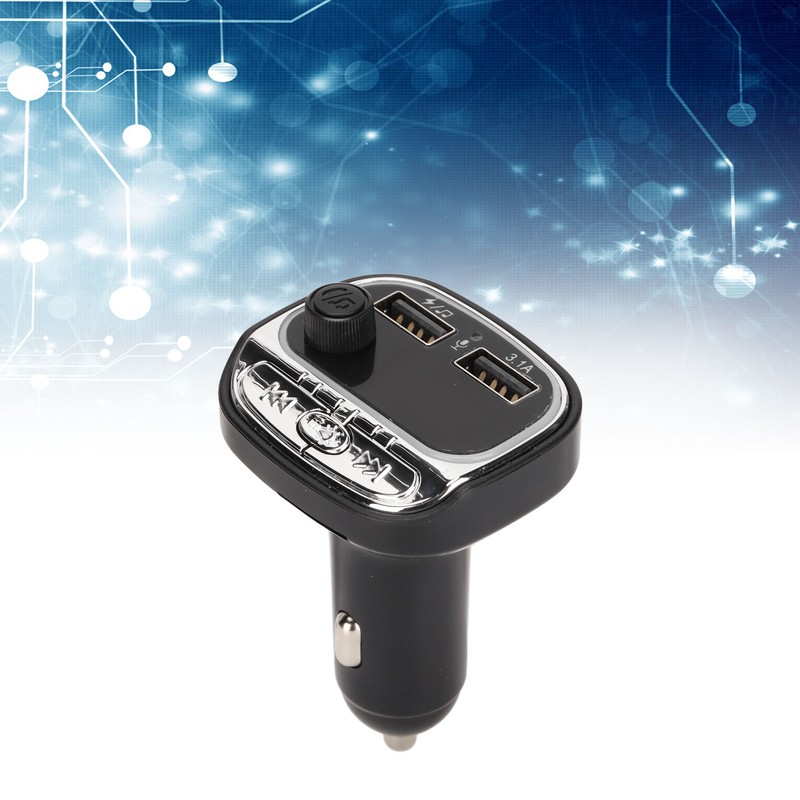 Car MP3 Player Hands Free Stereo QC3.0 Fast Charging Bluetooth