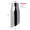 Upower 2.25" to 3" Exhaust Tips 2 1/4 inch Inlet