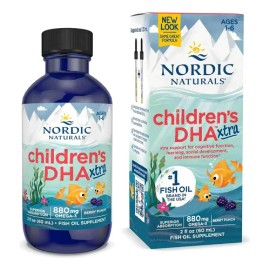 Aceite De Pescado Con Dha Xtra Para Niños  Omega 3 Nordic N Sabor Berry                                                                               