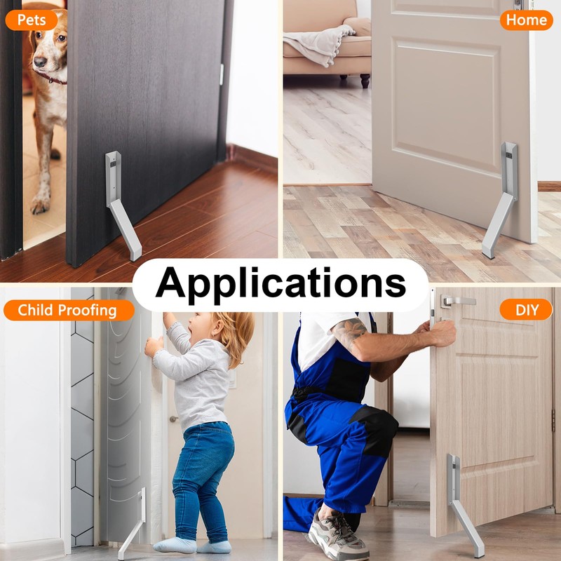 Door Stop, No Drilling Door Stoppers to Keep Door Open,
