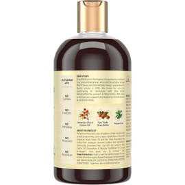 SHEA MOISTURE - Champú fortalecedor y restaurador de aceite de ricino negro jamaicano para unisex, champú de 13 onzas