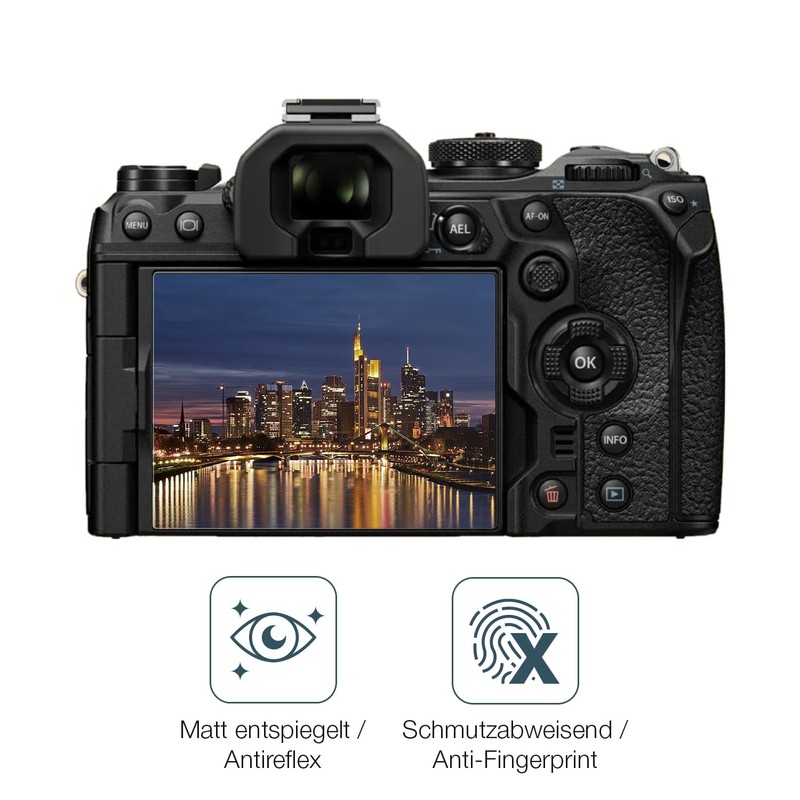 dipos I 4x Matte Screen Protectors for Olympus OM System