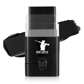 GearOZ Black Hunting Face Paint Stick, Deer Hunting Concealment Face Body Makeup Paint for Tactical Shooting Game Hidden & Baseball/Football/Softball, Hunting Accessories & Gear for Hunters Men Women