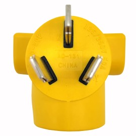 Parkworld 63081 NEMA 10-50P to 6-30R One Piece Compact Adapter Stove to Workshop Adaptor Output 30amp 250Volt