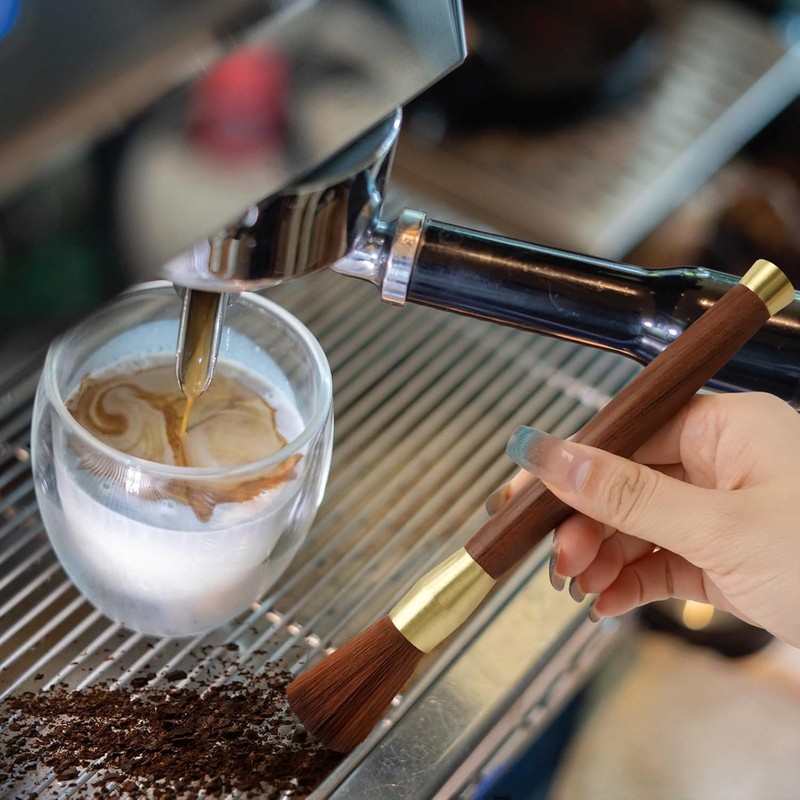 Barista Pinsel Kaffee Reinigungspinsel Kaffeepinsel Barista zubehör Bürste zur Reinigung