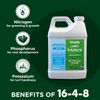 Advanced 16-4-8 Lawn Fertilizer - Liquid Lawn Food Spring &