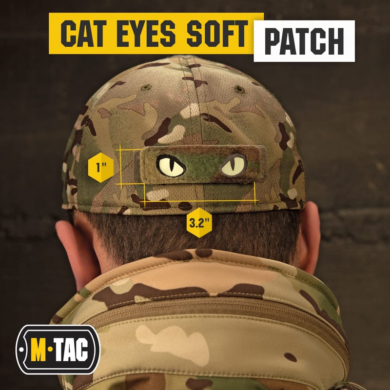 M-Tac Cat Eyes Soft Patch - Tactical Morale Patch for