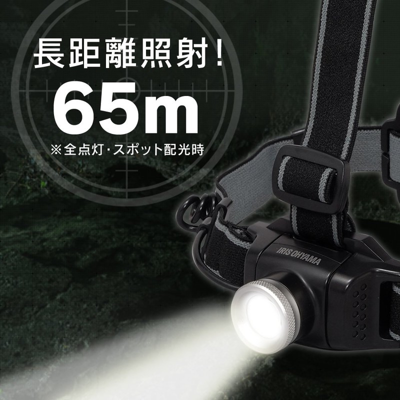 Iris Ohyama LWH-450Z LED Headlight, 450 lm, Zoom Function