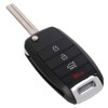 KEYALL 1 Pack 4 Buttons Remote Control Car Key Fob