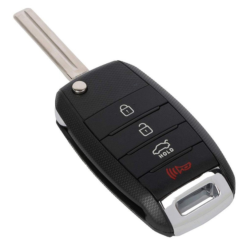 KEYALL 1 Pack 4 Buttons Remote Control Car Key Fob