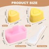 Serqd 3 Pack Onigiri Sushi Maker Mold kit， Classic Triangle