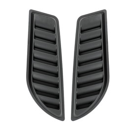 OMAC Hood Scoop Vent Air Flow Intake for Ford Maverick 2022-2024 Black 2 Pcs