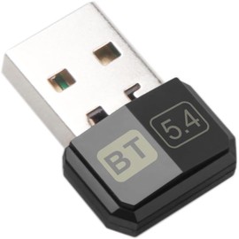 Adaptador USB Bluetooth 5.4 Adaptador de audio para dongle Mini USB Receptor/Transmisor Inalámbrico para PC/Laptop última intervensión de Conductores para Win10/11