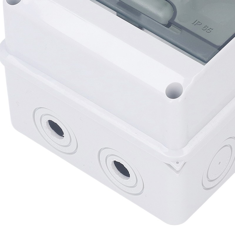 Circuit Breaker Box Waterproof 2 Holes EU Socket 250VAC Power