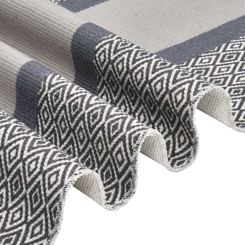 Yugarlibi Table Runner Grey, Dining Table Runner Geometric, Coffee Table