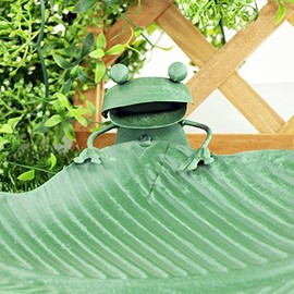 Tin Frog Tray, Tin Frog Ornament, Figurine, Garden, French Gardening