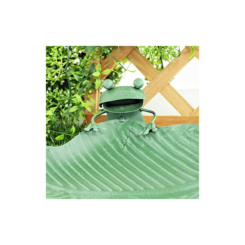 Tin Frog Tray, Tin Frog Ornament, Figurine, Garden, French Gardening