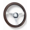 New World Motoring 14" Inch Classic Nostalgia Style Wood Grip