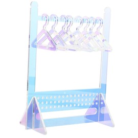 COLLBATH Soporte Para Pendientes De Acrílico Expositor De Aretes Organizador De Joyería Con Colgadores Pequeño Porta Aretes