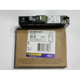 1 pc of QO120PCAFI Combo AFCI Plug ON Neutral Circuit Breakers #73718