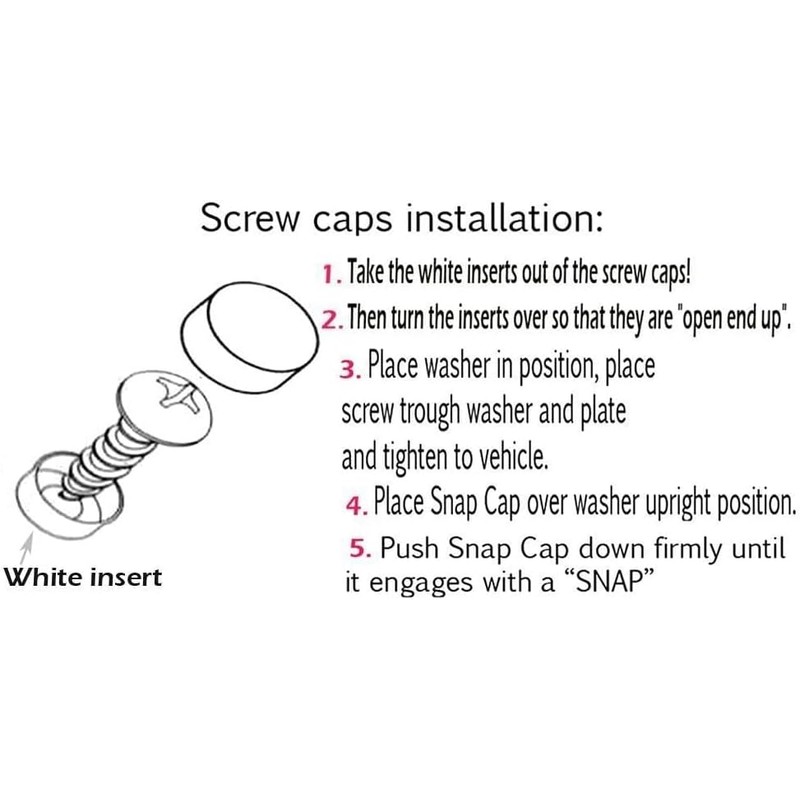 Stainless Steel License Plate Durable Car Tag Holder Backing Reinforce