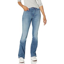 Buffalo David Bitton Women's High Rise Flare Joplin, Indigo, 25 Regular