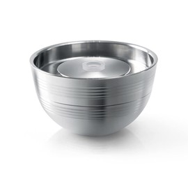 Stainless Steel Metal Coffee Capsule Compatible for Ver*uo Coffee Espresso Size Nespr*sso Vertu*line Reusable Pods Holder Vertu*lline NEXT Brewer (1 Capsule（for 150ml）1 Spoon 1 Brush)