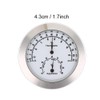 Violine Thermometer Hygrometer, Runde Digitale Gitarre Luftfeuchtigkeit Temperatur Meter für