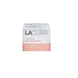 LACURA Collagen 3-Zone Cream Face Cream with Hyaluronic Acid 50 ml