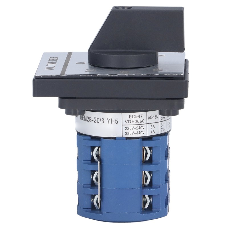 BERM Changeover Switch Rotary Knob Voltage Control 7 Position 3