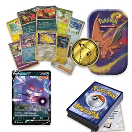Ultimate Shiny Mini Tin Bundle - 50 Random Cards Guaranteed: 10 Holos, 1 Rare Shiny, 1 Coin & The Toy Box Card - Compatible with Pokemon TCG