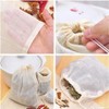 GJFWQC 30 Pieces Muslin Bags, 100% Cotton Drawstring Bag Reusable