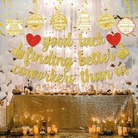 Good Luck Finding Better Coworkers Than Us Banner Retirement Party Decorations Going Away Party Decorations Farewell Party Decorations Goodbye Decor