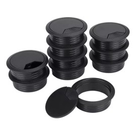 HERRAJES GUERRERO+ Tapón Pasa Cables Para Escritorio Mesa Barra  10 Piezas