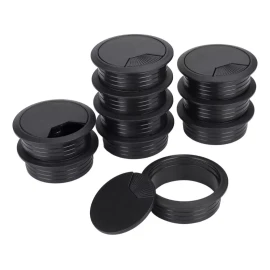 HERRAJES GUERRERO+ Tapón Pasa Cables Para Escritorio Mesa Barra  10 Piezas