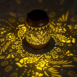 Styleonme Decor Mobile Outdoor Solar Cardinals Lights, Gifts for Women, Cardinals Lovers Gifts, Hanging Image Cardinals Lights, Yard Corridor Garden Decor