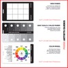 hotifytools Grey Scale Value Finder, Color Wheel and Measuring Tape,