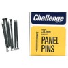Panel Pins Bright, 30mm (40G), External Length 30mm, Nail Material