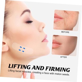 Beavorty 120pcs V Face Tape Chin Jaw Eyes Lift Invisible Thin Face Stickers Face v Shaper Instant Makeup Tools Instant Tapes and Bands Pvc Facelift Suite