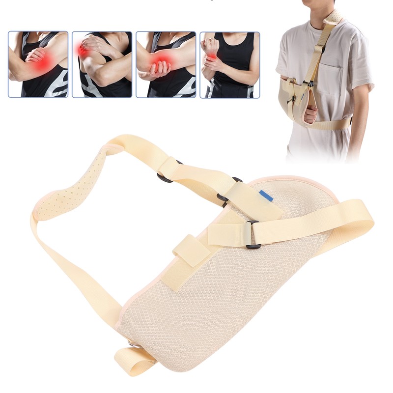 Ober Arm Sling Comfortable Adjustable Shoulder Immobilizer with Waist Strap